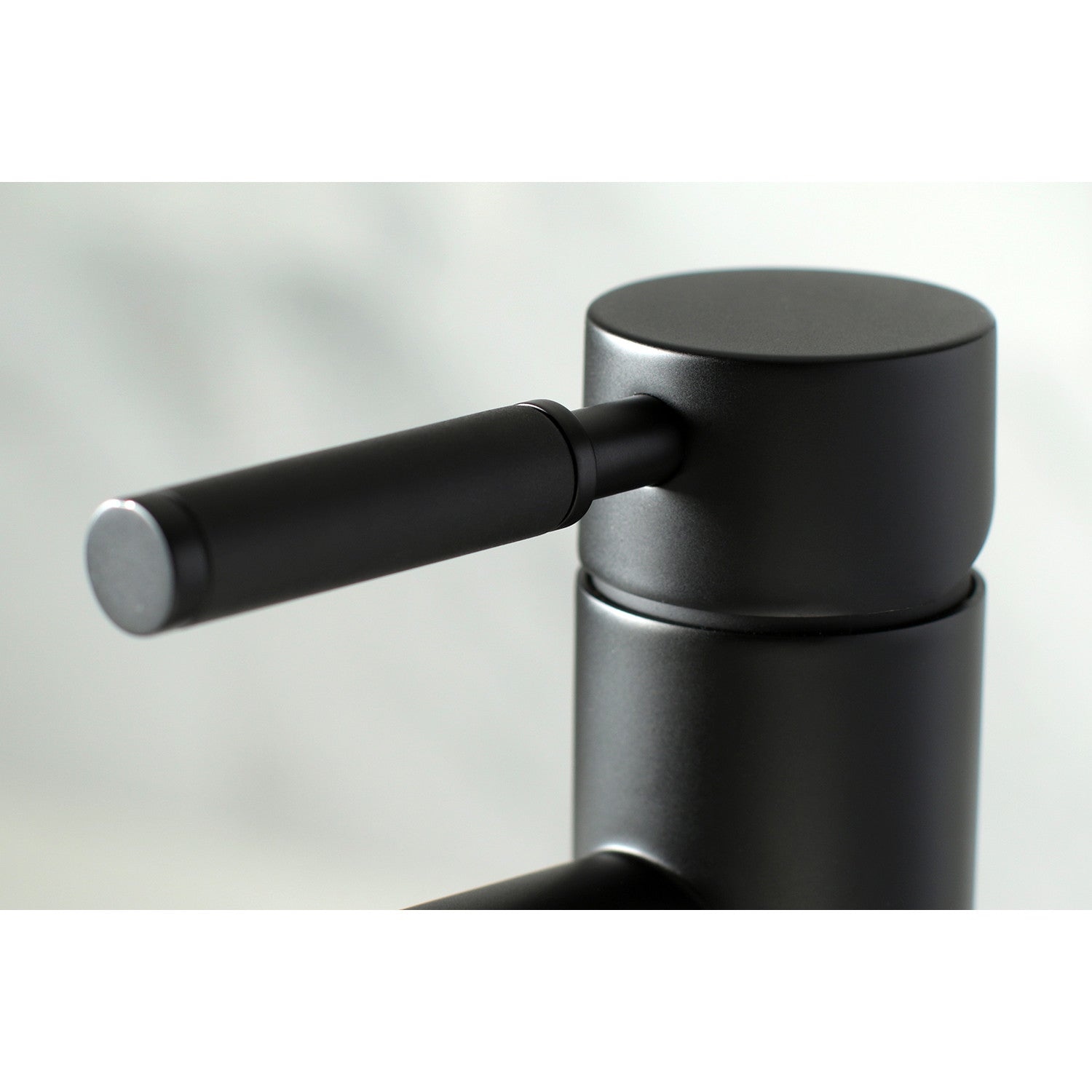 Kingston Sona LS8220DKL - Kaiser One-Handle 1-Hole Bathroom Faucet with Push Pop-Up Drain, Matte Black — thumbnail 3